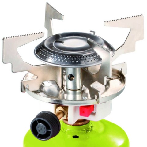 Kuchenka turystyczna na gaz na kartusze gazowe nakłuwane FOCUS piezo zapalnik 1.4kW Kuchenka turystyczna na gaz na kartusze gazowe nakłuwane FOCUS piezo zapalnik 1.4kW