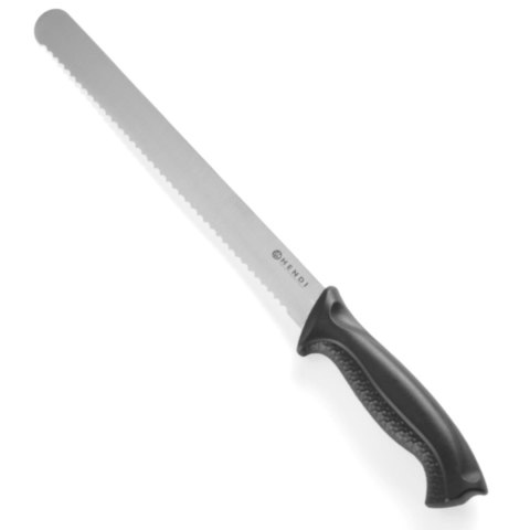 Profesjonalny nóż do chleba ciasta czarny HACCP 250 mm - Hendi 843000 Profesjonalny nóż do chleba ciasta czarny HACCP 250 mm - Hendi 843000