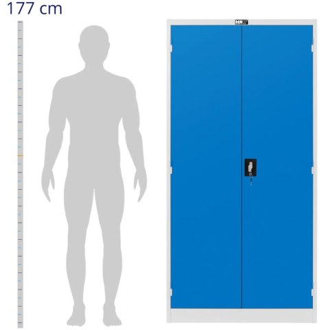 Szafa narzędziowa warsztatowa perforowana 7 szuflad 182 x 92 x 46 cm Szafa narzędziowa warsztatowa perforowana 7 szuflad 182 x 92 x 46 cm