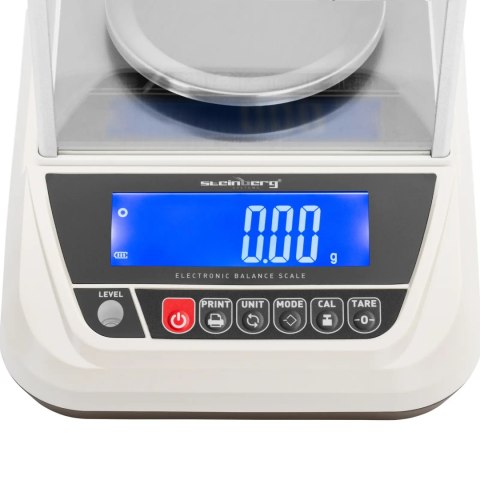 Waga laboratoryjna analityczna z osłoną LCD RS232 2000g / 0.01g Waga laboratoryjna analityczna z osłoną LCD RS232 2000g / 0.01g