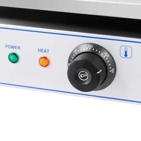 Grill elektryczny płyta grillowa gładka 550 x 400 mm 3000 W Grill elektryczny płyta grillowa gładka 550 x 400 mm 3000 W