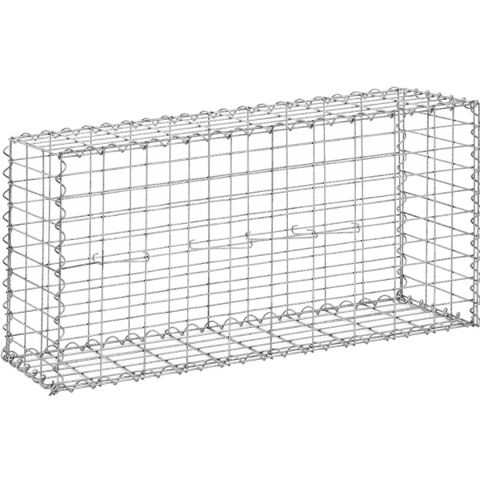 Kosz gabionowy ze stali galwanizowanej 102 x 32 x 51 cm - 2 szt. Kosz gabionowy ze stali galwanizowanej 102 x 32 x 51 cm - 2 szt.