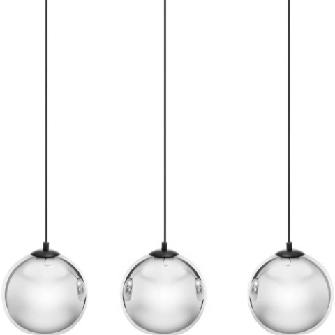 Lampa sufitowa nowoczesna 3 punktowa E27 - szklane kule Lampa sufitowa nowoczesna 3 punktowa E27 - szklane kule