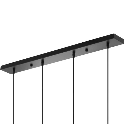 Lampa sufitowa nowoczesna 4 punktowa G9 - szklane kule w ramie Lampa sufitowa nowoczesna 4 punktowa G9 - szklane kule w ramie