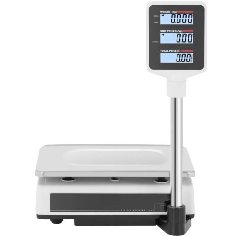 Waga kontrolna stołowa sklepowa magazynowa LCD 15kg / 2g Waga kontrolna stołowa sklepowa magazynowa LCD 15kg / 2g