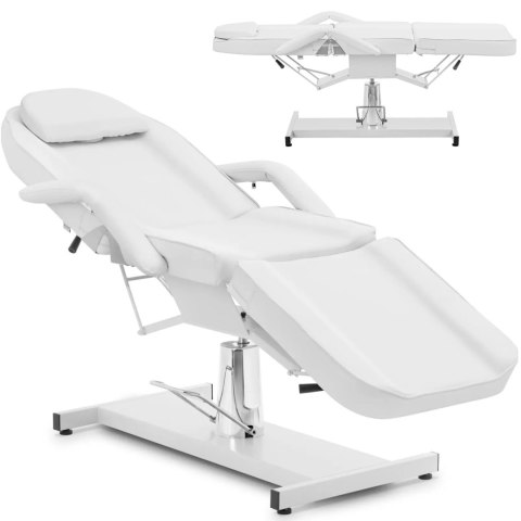 Fotel kosmetyczny do tatuażu masażu spa CAPUA - biały Fotel kosmetyczny do tatuażu masażu spa CAPUA - biały