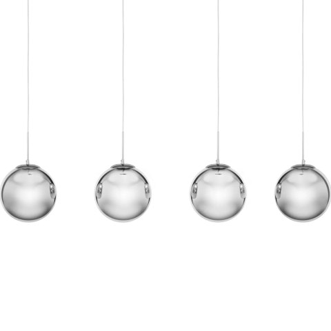 Lampa sufitowa nowoczesna 4 punktowa E27 - przydymione szkło Lampa sufitowa nowoczesna 4 punktowa E27 - przydymione szkło