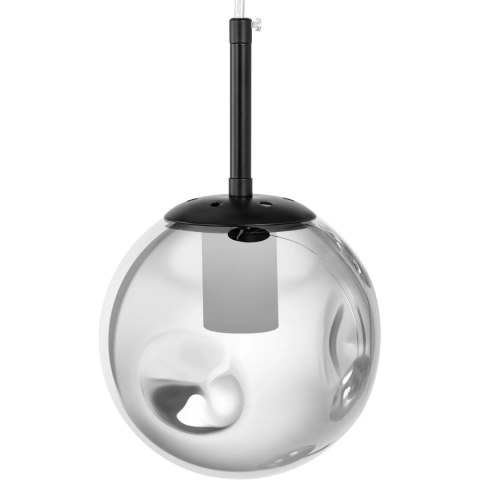 Lampa sufitowa wisząca 5 punktowa E27 - przydymione szkło Lampa sufitowa wisząca 5 punktowa E27 - przydymione szkło