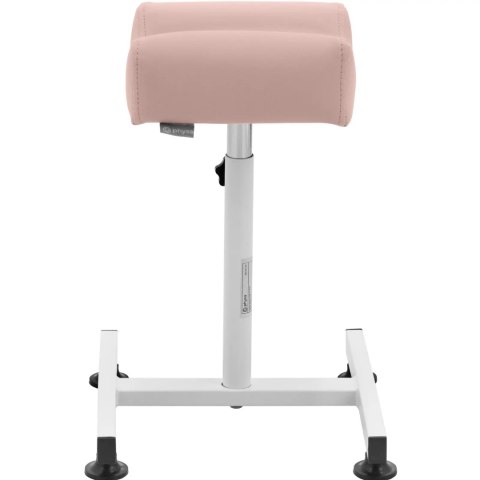 Podnóżek kosmetyczny do pedicure 24 x 22 cm wys. 47-67 cm - pudrowy róż Podnóżek kosmetyczny do pedicure 24 x 22 cm wys. 47-67 cm - pudrowy róż