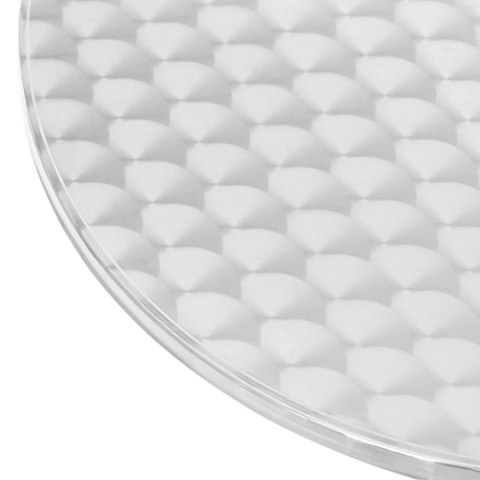 Stół stolik barowy okrągły wysoki składany śr. 60 cm 115 cm srebrny - 2 szt. Stół stolik barowy okrągły wysoki składany śr. 60 cm 115 cm srebrny - 2 szt.