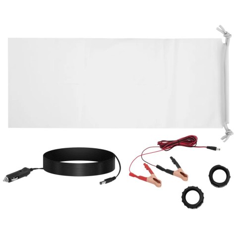Pompa do tankowania paliwa na baterie z wężem 50 cm 3 adaptery 12 l/min DC 12 V Pompa do tankowania paliwa na baterie z wężem 50 cm 3 adaptery 12 l/min DC 12 V