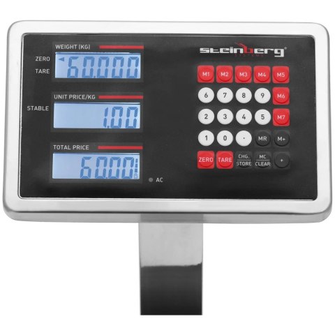 Waga platformowa magazynowa kontrolna 29 x 34 cm 60 kg / 0.005 kg Waga platformowa magazynowa kontrolna 29 x 34 cm 60 kg / 0.005 kg