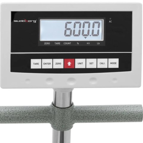 Waga platformowa magazynowa kontrolna 50 x 60 cm 600 kg / 0.1 kg Waga platformowa magazynowa kontrolna 50 x 60 cm 600 kg / 0.1 kg