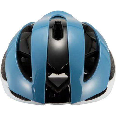 Kask rowerowy uniwersalny regulowany rozmiar L niebiesko-biały Kask rowerowy uniwersalny regulowany rozmiar L niebiesko-biały