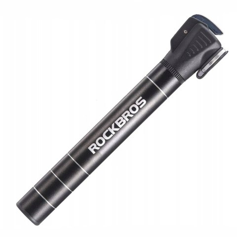Mała pompka rowerowa 7 bar aluminium dł. 17cm - czarna Mała pompka rowerowa 7 bar aluminium dł. 17cm - czarna