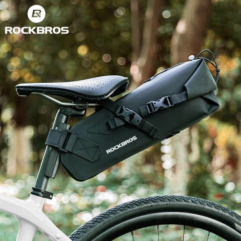 Torba rowerowa pod siodełko z regulacją wielokości 3L - czarna Torba rowerowa pod siodełko z regulacją wielokości 3L - czarna