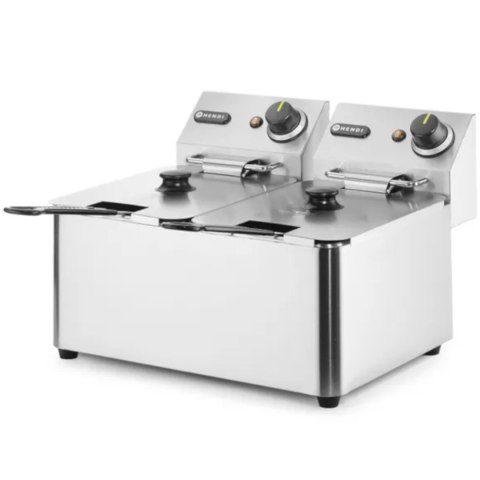 Frytownica gastronomiczna Kitchen Line 6kW 230V 2 x 4L - Hendi 205846 Frytownica gastronomiczna Kitchen Line 6kW 230V 2 x 4L - Hendi 205846