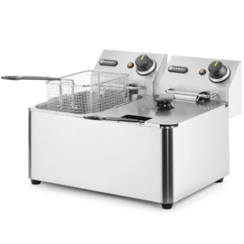 Frytownica gastronomiczna Kitchen Line 6kW 230V 2 x 4L - Hendi 205846 Frytownica gastronomiczna Kitchen Line 6kW 230V 2 x 4L - Hendi 205846