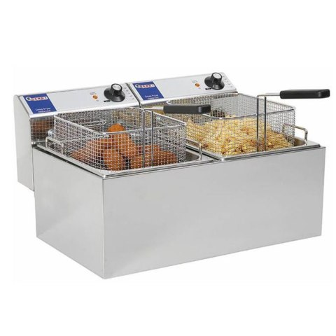 Frytownica gastronomiczna Mastercook 7kW 230V 2 x 8L - Hendi 207307 Frytownica gastronomiczna Mastercook 7kW 230V 2 x 8L - Hendi 207307