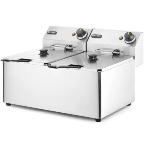 Frytownica gastronomiczna podwójna Kitchen Line 7kW 230V 2 x 8L - Hendi 205839 Frytownica gastronomiczna podwójna Kitchen Line 7kW 230V 2 x 8L - Hendi 205839