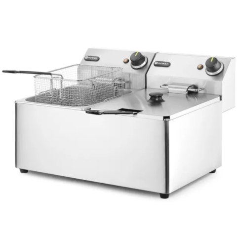 Frytownica gastronomiczna podwójna Kitchen Line 7kW 230V 2 x 8L - Hendi 205839 Frytownica gastronomiczna podwójna Kitchen Line 7kW 230V 2 x 8L - Hendi 205839