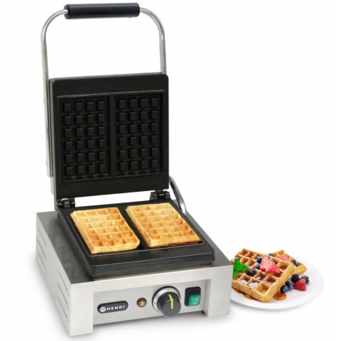 Gofrownica profesjonalna na 2 gofry prostokątne 1.5kW - Hendi 212103 Gofrownica profesjonalna na 2 gofry prostokątne 1.5kW - Hendi 212103