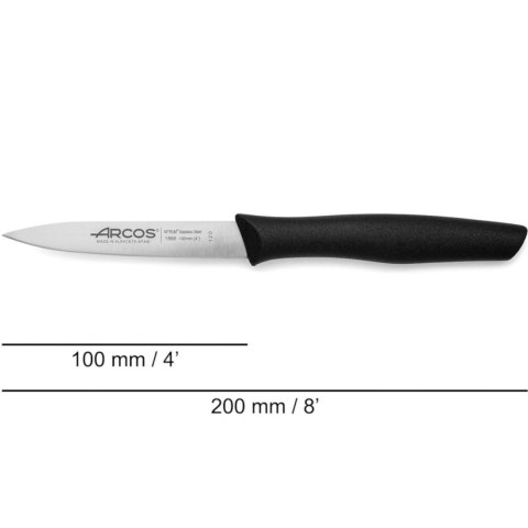 Nóż do obierania warzyw owoców spiczasty NOVA dł. 100/211 mm Nóż do obierania warzyw owoców spiczasty NOVA dł. 100/211 mm