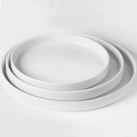 Talerz z wysokim rantem OSLO biały 200 x 25 mm - zestaw 6 szt. Talerz z wysokim rantem OSLO biały 200 x 25 mm - zestaw 6 szt.