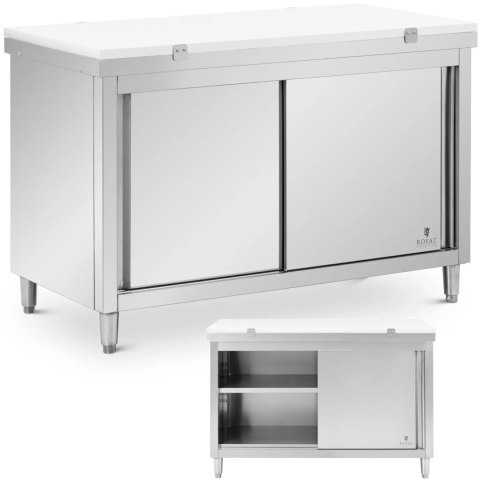 Szafka gastronomiczna wolnostojąca z deską do krojenia STAL 140 x 70 cm Szafka gastronomiczna wolnostojąca z deską do krojenia STAL 140 x 70 cm