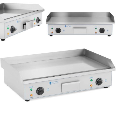 Grill elektryczny płyta grillowa gładka podwójna 730 x 400 mm 2 x 2200 W Grill elektryczny płyta grillowa gładka podwójna 730 x 400 mm 2 x 2200 W