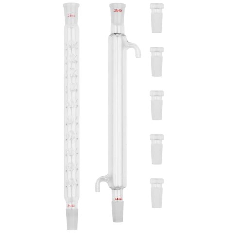 Szkła laboratoryjne do destylacji szlif 24/40 - zestaw 29 el. Szkła laboratoryjne do destylacji szlif 24/40 - zestaw 29 el.