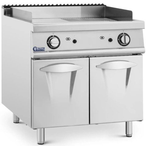 Grill gazowy podwójny gładki ryflowany z szafką wolnostojący 12 kW Grill gazowy podwójny gładki ryflowany z szafką wolnostojący 12 kW