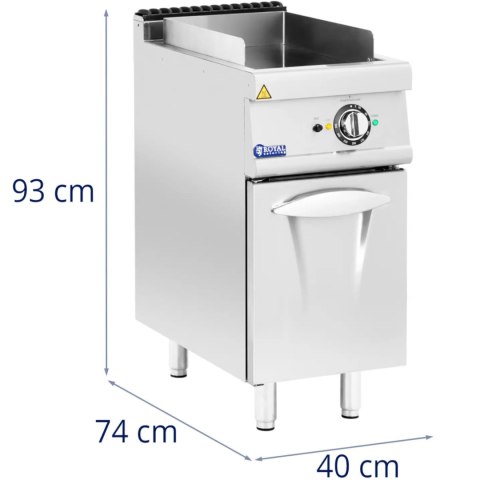 Grill płyta grillowa elektryczna gładka z szafką wolnostojąca 5.4 kW 400 V Grill płyta grillowa elektryczna gładka z szafką wolnostojąca 5.4 kW 400 V
