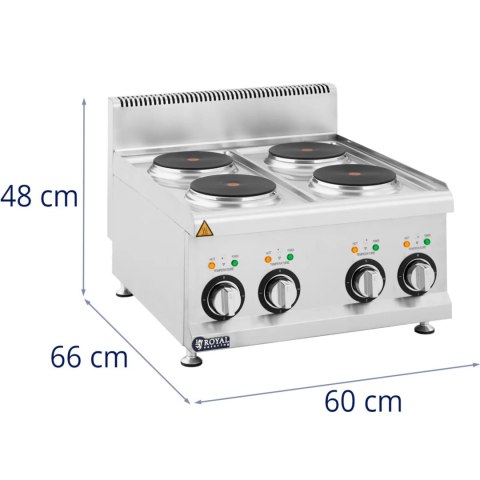 Kuchnia elektryczna nastawna z okapem 4 pola grzewcze śr. 19 cm 8 kW 400 V Kuchnia elektryczna nastawna z okapem 4 pola grzewcze śr. 19 cm 8 kW 400 V