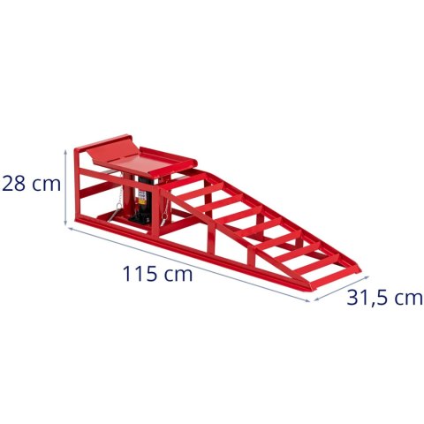 Najazd rampa samochodowa z podnośnikiem do 2000 kg - zestaw 2 szt. Najazd rampa samochodowa z podnośnikiem do 2000 kg - zestaw 2 szt.