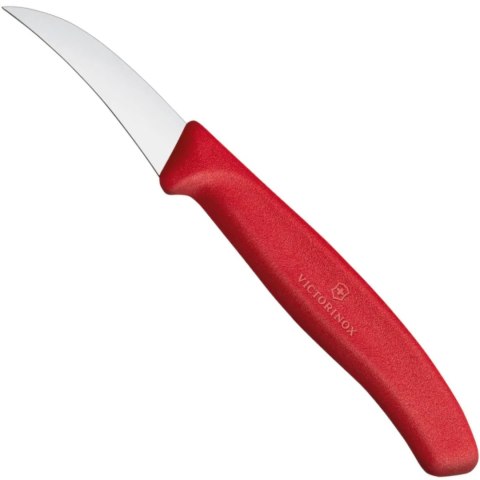 Nóż do jarzyn zagięty dł. 60/162 mm - czerwony Nóż do jarzyn zagięty dł. 60/162 mm - czerwony
