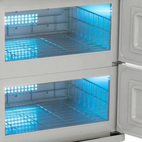 Podgrzewacz do ręczników ze sterylizacją UV 70 C 2 x 14 l 440 W Podgrzewacz do ręczników ze sterylizacją UV 70 C 2 x 14 l 440 W