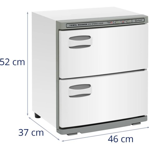 Podgrzewacz do ręczników ze sterylizacją UV 70 C 2 x 14 l 440 W Podgrzewacz do ręczników ze sterylizacją UV 70 C 2 x 14 l 440 W