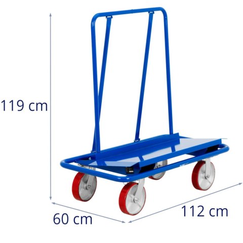 Wózek transportowy magazynowy do przewozu płyt do 1000 kg Wózek transportowy magazynowy do przewozu płyt do 1000 kg