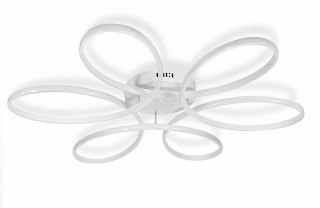 LAMPA DEKORACYJNA OKRĘGI 100W + PILOT BIAŁA DL-J05