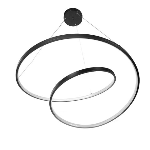 Lampa dekoracyjna wisząca led 60w czarna DL-J06 + Pilot Lampa dekoracyjna wisząca led 60w czarna DL-J06 + Pilot