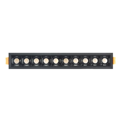 Lampa liniowa Led podtynkowa 20W 3000K czarna JDL-10T Lampa liniowa Led podtynkowa 20W 3000K czarna JDL-10T