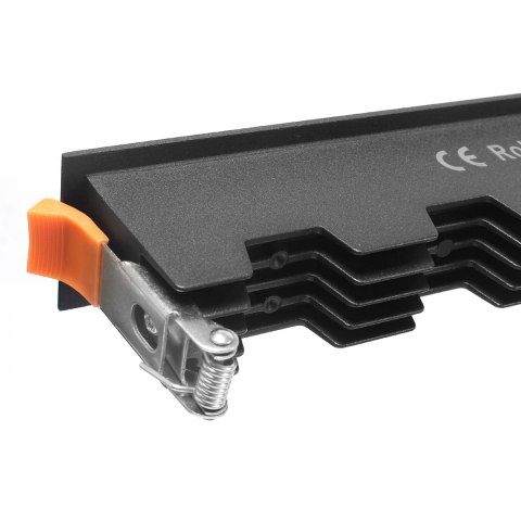 Lampa liniowa Led podtynkowa 20W 4000K czarna JDL-10T Lampa liniowa Led podtynkowa 20W 4000K czarna JDL-10T