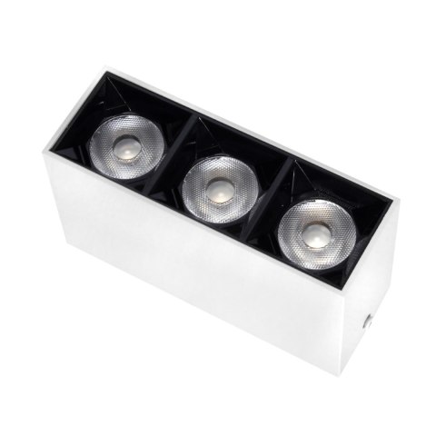 Lampa liniowa natynkowa 9w 4000K biało-czarna JDL-6T Lampa liniowa natynkowa 9w 4000K biało-czarna JDL-6T