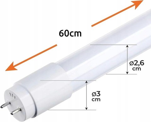 Świetlówka 60cm 9W 6000K Świetlówka 60cm 9W 6000K