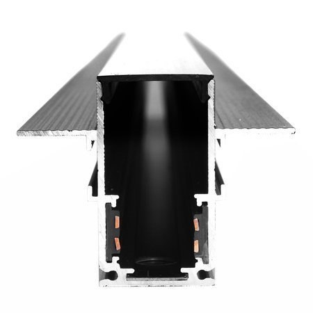 Szyna magnetyczna podtynkowa czarna LL-20D 150cm Szyna magnetyczna podtynkowa czarna LL-20D 150cm