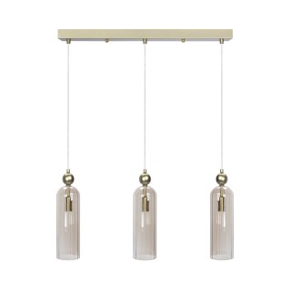 Lampa Dekoracyjna Wisząca AM202 3xE14 Złota Regina
