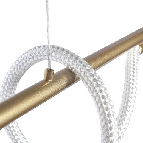 Lampa wisząca Serpente DDXZ003 55W złota - wężyk splot Lampa wisząca Serpente DDXZ003 55W złota - wężyk splot
