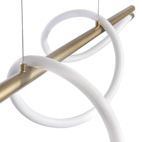 Lampa wisząca Serpente DDXZ004 55W złota - wężyk gładki