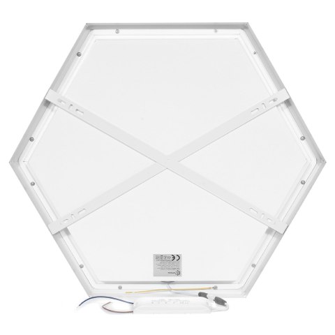 Panel LED Natynkowy HEXAGON BY-SLS-6C Plaster Miodu 40W Biały Panel LED Natynkowy HEXAGON BY-SLS-6C Plaster Miodu 40W Biały